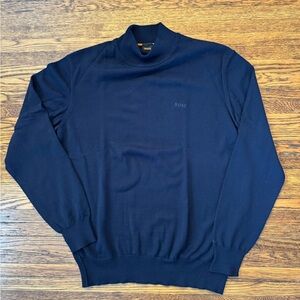 Hugo Boss Stadler 79 Pullover Sweater 
BOSS Men's Dark navy Sweater